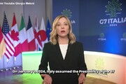 La presidente Meloni presenta il G7